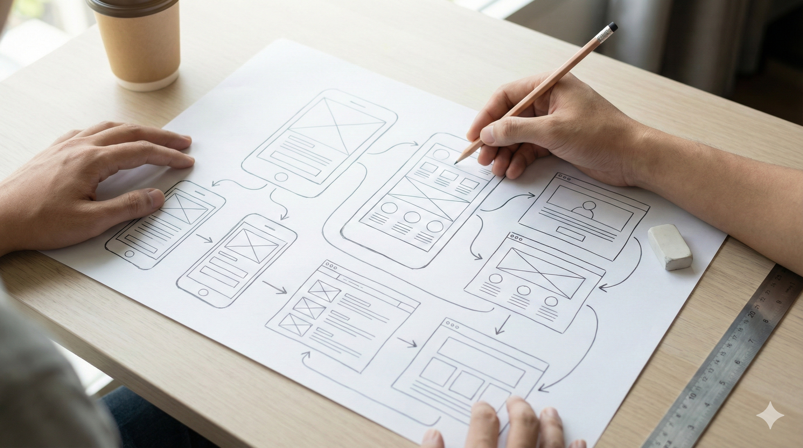 Micro-interactions guiding attention and feedback