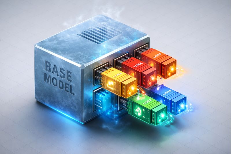 LoRA Adapters Infographic